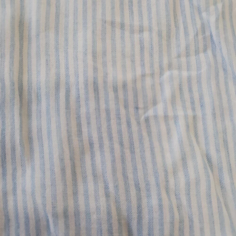 Faherty Light Blue and White Striped Short-Sleeve Button-Down Shirt - Picture 4 of 9